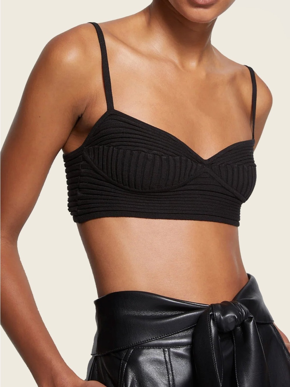 Jonathan Simkhai Signature Linden Bralette NWOT